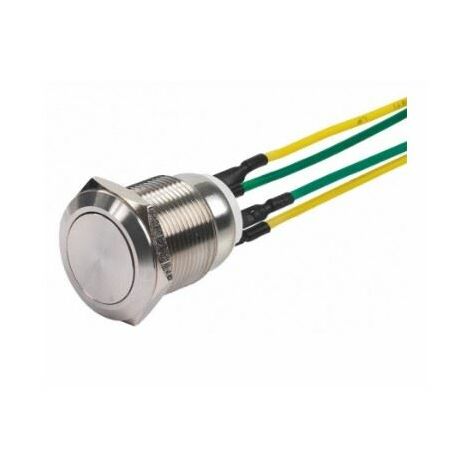 Bouton poussoir INOX 19 mm NO+NC - SEWOSY -