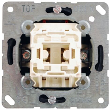 Bouton poussoir inverseur unipolaire avec neutre séparé,encastrable, 533U