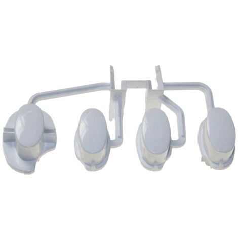BOUTON POUSSOIR JEU DE 4 POUR LAVE LINGE   BLUESKY - 40015201