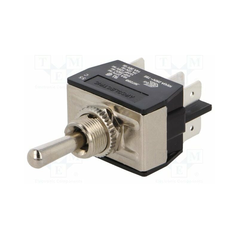 Bouton poussoir Levier bipolaire (marche)-arrêt-(marche) 16a/250vac C3972bbaaaa