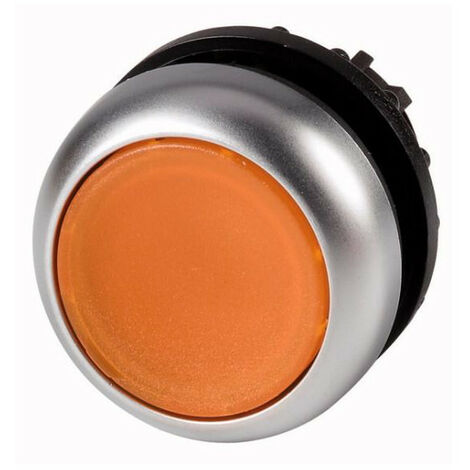 Bouton-poussoir lumineux plat ambré EATON M22-DL-A