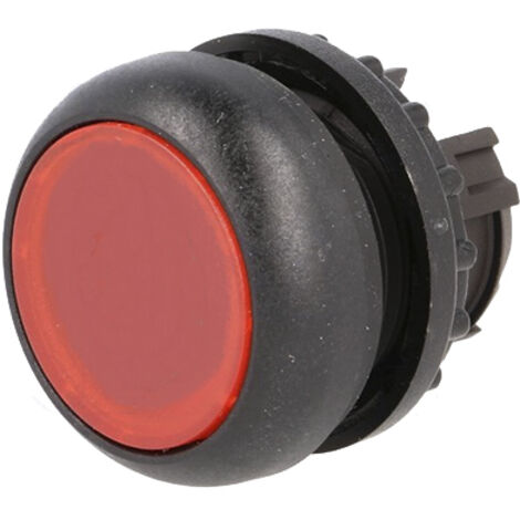 Bouton-poussoir lumineux plat rouge à rappel EATON M22S-DL-R