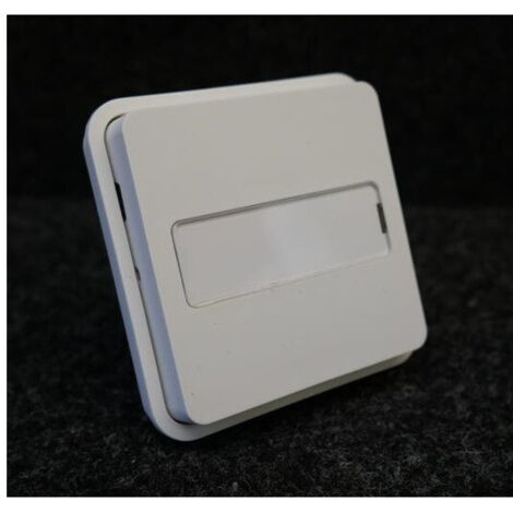 bouton poussoir lumineux porte étiquette no 10a hager cubyko composable blanc
