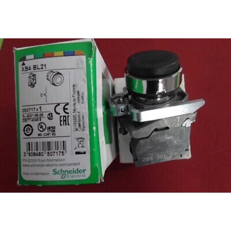 Bouton Poussoir Marche 1 NO SCHNEIDER XB4 BL21 Nouveau