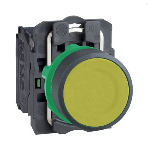 Bouton Poussoir Marche 1 NO SCHNEIDER XB5-AA51 JAUNE