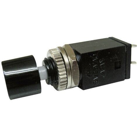 Bouton-poussoir Miyama DS-410, BK 706027 125 V/AC 3 A 1 x Off/(On) à rappel 1 pc(s) D78754