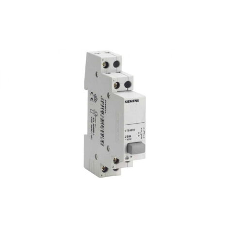 Bouton poussoir modulaire 20A 1NO 1NC gris bistable 5TE4810