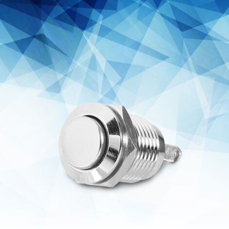 Bouton poussoir momentané étanche 12mm en métal pour interrupteur électrique