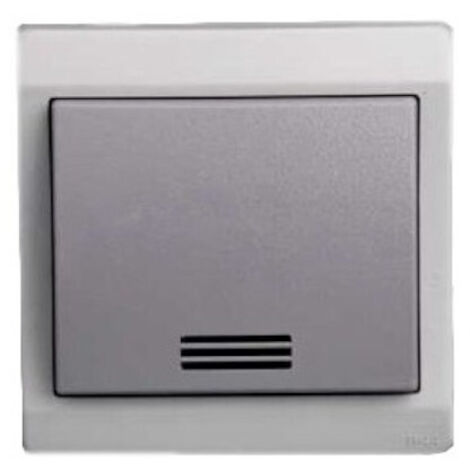 Bouton poussoir MUREVA STYL étanche avec voyant lumineux SCHNEIDER ELECTRIC ENN36624