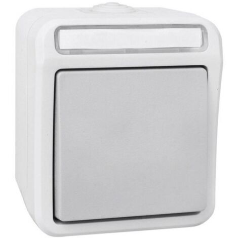 Bouton-poussoir Peranova 102443 Pera gris clair, gris foncé X95664