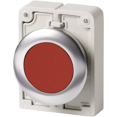 Bouton-poussoir plat, rond, chromé Eaton M30C-FD-R 182918 rouge 1 pc(s)