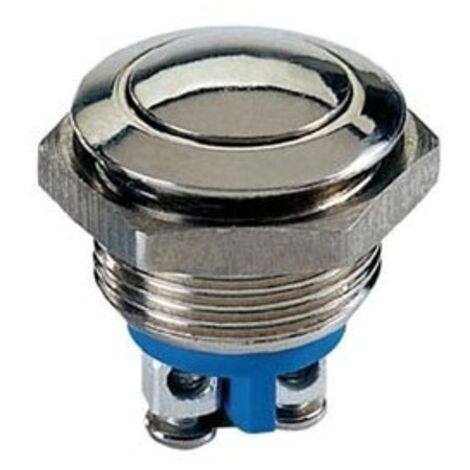 Bouton-poussoir rond en acier inoxydable spst 1no