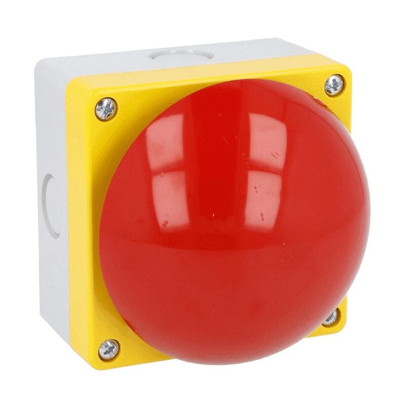 Lovato - Bouton-poussoir rouge Palm avec déclenchement par traction no nc LP9P11R