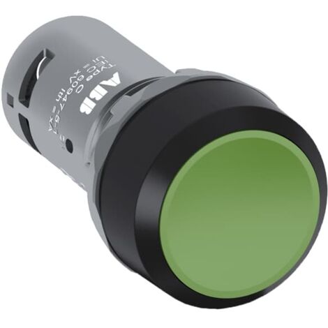 Bouton-poussoir série 1SFA6, Momentané, LED Vert, 2 NO, Montage encastré ( Prix pour 1 )