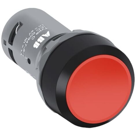 Bouton-poussoir série 1SFA6, Momentané lumineux, LED Rouge, 1 NO ( Prix pour 1 )