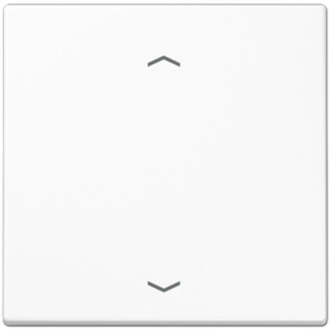 BOUTON POUSSOIR SIMPLE VOLET LS, COULEUR BLANC ALPIN (RÉFÉRENCE : JUNG LS101PWW)