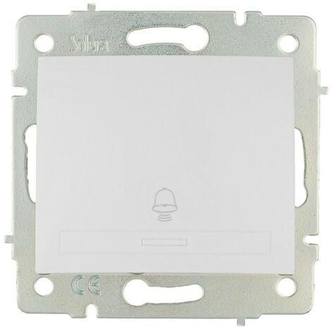 Bouton Poussoir Sonnette 10a 250v S.europa Solera Erp03qc