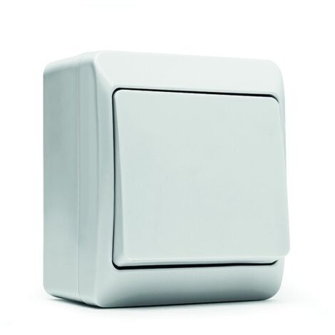 BOUTON POUSSOIR SONNETTE DE SURFACE ÉTANCHE IP54 - 10 A