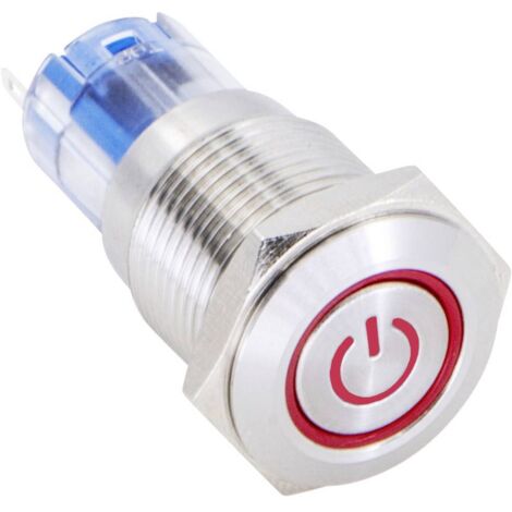 CONRAD Bouton-poussoir TRU COMPONENTS LAS2GQF-11ET/R/12V/S/P 1303020 48 V/DC 2 A 1 x On/(On) IP65 à rappel 1 pc(s)