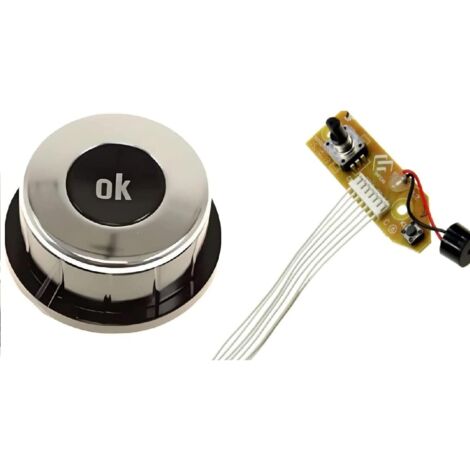 Bouton principal OK et carte électronique de remplacement pour autocuiseur COOKEO+ CE851A CE700100 – Compatible Moulinex – Fonctionnement optimal – Hobbytech