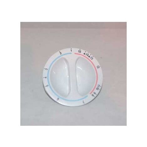 BOUTON PROGRAMMATEUR TIMER BLANC pour LAVE LINGE ARISTON -...