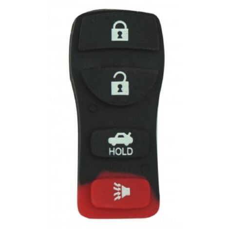 Bouton PVC telecommande compatible avec Nissan 4 touches