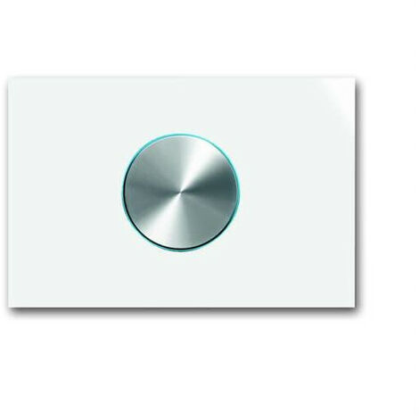 Bouton Rotatif Busch-Prion Blanc Studio Brillant 2CKA006310A0117 ABB 586750