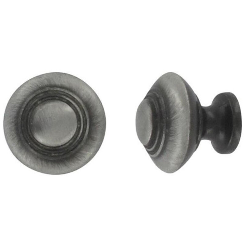 Bros - Bouton De Meuble Zamak N°301 Acier Patiné - 301z18