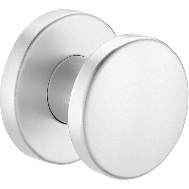 Erich Dieckmann - Bouton sur rosace. 1052/7020.couleur argent