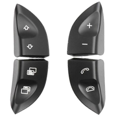 Boutons de commande au volant gauche et droit, interrupteur d'alimentation pour Mercedes Classe S W220 (1998-2005) et W215 (1999-2006), noir, référence p202411-AquaForge