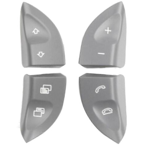 Boutons de commande au volant (gauche et droite) pour Mercedes Classe S W220 (1998-2005) et W215 (1999-2006), gris-AquaForge