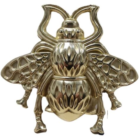 Boutons de meuble vintage en zinc doré, boutons décoratifs en forme d'abeille en métal pour tiroir de porte, boutons de commode antiques, poignée de meubles de maison