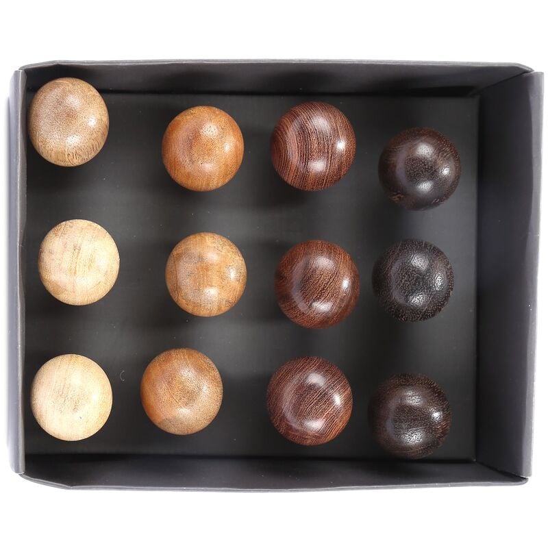 SIL - Boutons de porte en manguier (Lot de 12)
