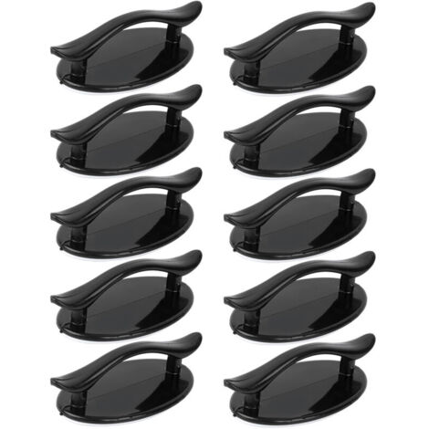 Boutons de tiroir auto-adhésifs, poignée de traction auxiliaire pour porte coulissante de cuisine, boutons d'armoire, 10 pièces