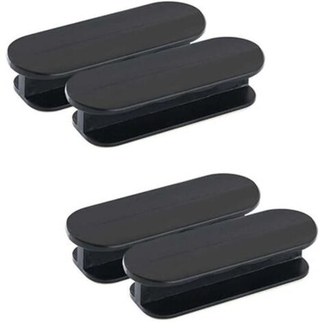 Boutons et poignées de meubles,Lot de 4 poignées auto-adhésives pour placard de cuisine, tiroir, fenêtre, porte coulissante-Crezuo