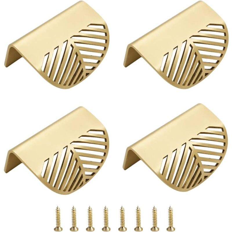 Boutons et poignées de meubles,Poignée Meuble 4 Pièces Bouton Meuble Poignee de Meuble Cuisine
