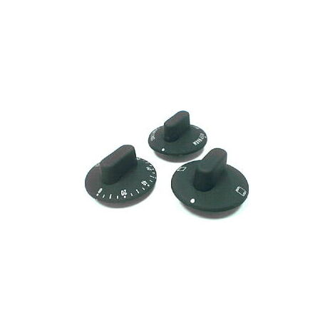 Boutons noirs par 3 gl1057 - four delonghi