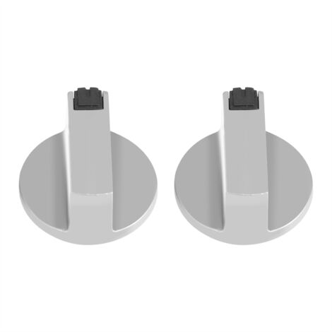 Boutons universels de table de cuisson, 2 pièces bouton de cuisinière cuisinière four interrupteur en métal commande pour gaz de cuisine domestique