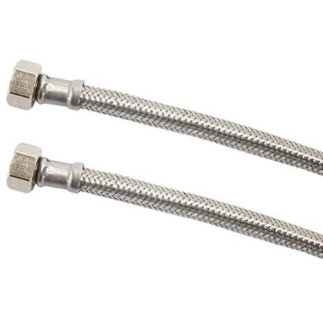 Boutt 3122940 FF12 - Flessibile sanitario con attacco femmina 12 x 17, lunghezza: 300 mm, DN8