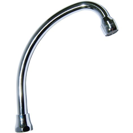 Boutt 3179142 BEC20150 - Bocca di erogazione a collo di cigno con attacco femmina 20 x 27,  18, lunghezza: 150 mm