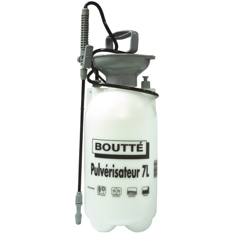 BOUTTÉ Pulvérisateur 7 litres modèle éco, avec joints type viton anti-acides