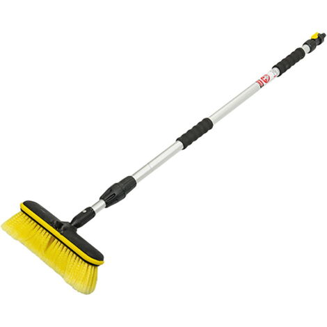 BOUTTÉ Brosse de lavage 1 face avec manche télescopique, manche 0,98 à 1,70 m