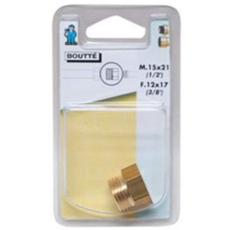 Boutte Mamelon Réduit Laiton M20x27-M15x21 SC1111687