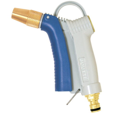 BOUTTÉ Pistolet tout métal sans régulateur de débit, multijet avec raccord rapide
