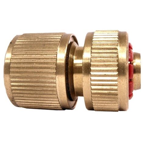 BOUTTÉ Raccord rapide rouge aquastop ECO 3 billes Ø19