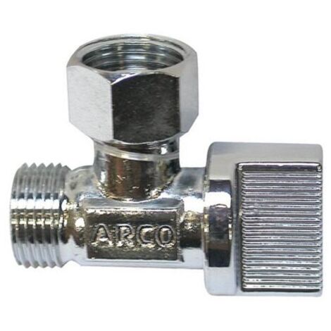 Boutté – Robinet de chasse 12x17 mm 1/4 tour chrome – Finition métal – Pour installations sanitaires efficaces et durables