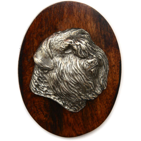 Bouvier des Flandres - Showbrosche, Startnummernclip, Hundeabzeichen von Art-Dog