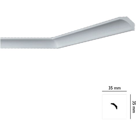 Bovelacci Cornice Decorativa Per Soffitto  Mod. 'I705' - Mm. 35X35 Cf. 100 Pz