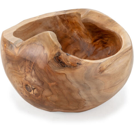 Bowl 35X30X30 Madera Teca Natural