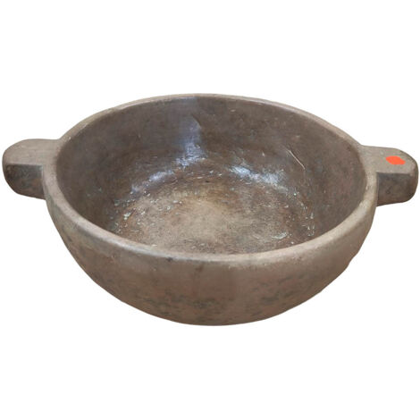 Bowl vintage marrón 36x36X43h cm